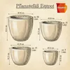 Pot de fleurs en céramique Eggpot anthracite Ø48cm Voir les images du produit 3