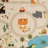 Detský koberec Hrací koberec safari / ulice protišmykový Náhľad obrázku produktu 2