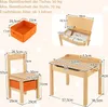 Kinderschreibtisch mit Stuhl, Schülerschreibtisch aus Holz, Produktbild-Vorschau 4