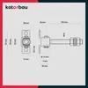 KOTARBAU® Cardini Per Cancello Acciaio 130 mm M16 Argento Anteprima dell’immagine prodotto 3
