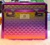 A close-up shot of a colorful storage box with a diamond pattern. Produktbild-Vorschau