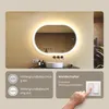 Badspiegel 100x70cm - Ovalmit LED Beleuchtung - LED Dual Produktbild-Vorschau 4
