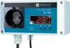 A close-up studio shot of a digital temperature controller. Produktbild-Vorschau