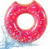 Donut-vormige zwemring, roze - ca. 120 cm, opblaasbaar Productafbeelding-voorbeeld 1