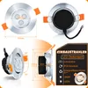 10er LED Einbaustrahler Warmweiß 3W Deckeneinbauleuchte Set Produktbild-Vorschau 2