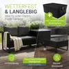 Juskys Polyrattan Lounge Santorini inkl. Abdeckung - Produktbild-Vorschau 2