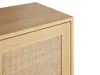 BELIANI Sideboard Hellbraun Rattan mit 2 Türen 1 Offenes Produktbild-Vorschau 7