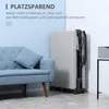 HOMCOM Skladacie hosťovské lôžko s kolieskami, cestovné Náhľad obrázku produktu 5