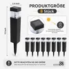 8er-Set Solar-Wegeleuchten außen, 3 Lichtfarben, Produktbild-Vorschau 3