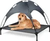 Hundeliege mit Baldachin, Erhoehtes Hundebett Produktbild-Vorschau 1