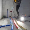 LED Baustrahler 50W mit stabilem Standgestell rückseitige Produktbild-Vorschau 4
