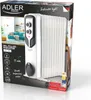 The image shows the packaging of an Adler oil-filled radiator. Anteprima dell’immagine prodotto