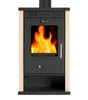 Poêle à bois EKO 3 8,5 kW ivoire acier Ecodesign A+ 82% Voir les images du produit 1