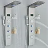 Edelstahl LED Duschpaneel Duschset Regendusche Massage Produktbild-Vorschau 3