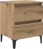 vidaXL Comodino in rovere Artisan 40 x 35 x 50 cm materiale Anteprima dell’immagine prodotto 2