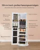 SONGMICS Schmuckschrank mit LED-Beleuchtung und Spiegel, Produktbild-Vorschau 10