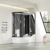 HOME DELUXE - Duschtempel ALL IN 4in1 - Schwarz, 170 x 90 x Produktbild-Vorschau 2