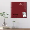 DEQORI Magnettafel Glas 50x50 cm 'Dunkelrot' beschreibbar Produktbild-Vorschau 4