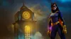 Batgirl stands in front of a clock tower in the rain. Podgląd zdjęcia produktu