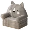 Sillón Reclinable Para Niños Gato 3 Niveles Gris 56x50cm Vista previa de la imagen del producto 1