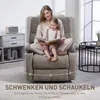 HOMCOM Relaxsessel Drehbar Fernsehsessel mit Liegefunktion, Produktbild-Vorschau 5
