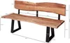 WOHNLING Esszimmerbank GAYA 160x83,5x60 cm Akazie Produktbild-Vorschau 7