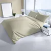 Musselin Bettwäsche 155x220 cm Baumwolle Beige Einfarbig Produktbild-Vorschau 5