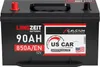 US Autobatterie 90Ah 12V USA Batterie 850A/EN US Car Produktbild-Vorschau 2