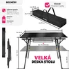 Hliníkový kempingový stůl Tina skládací výškově Náhled obrázku produktu 7