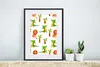 MuchoWow® Gerahmtes Poster Dschungel - Gestaltung - Tiere Produktbild-Vorschau 6