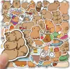 100 motivačných samolepiek Capybara pre detské notebooky Náhľad obrázku produktu 5