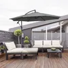 Parasol ogrodowy Outsunny Ø300 cm, uchylny, z ochroną UV, Podgląd zdjęcia produktu 2