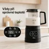 Elektrický pěnový mlékař Olvy ze skla, 4 v 1, 500 W, s Náhled obrázku produktu 5