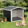Hundehütte Outdoor XXL Metall 102x91x84cm Wasserdicht Produktbild-Vorschau 1
