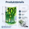 Metalowe pudełko na pieniądze Jumbo, banknot 100 €, ok. 22 Podgląd zdjęcia produktu 5