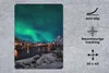 MuchoWow® Mauspad Mousepad Nordlicht - Island - Schnee - Produktbild-Vorschau 2
