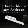 Bürstenking Handtuchhalter ohne Bohren – 39 cm – Produktbild-Vorschau 3
