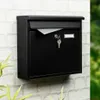 HI Briefkasten Schwarz 36 x 12 x 32 cm Produktbild-Vorschau 3