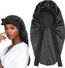 bonnet，schlafhaube seide，silk bonnet，schlafhaube，bonnet Produktbild-Vorschau 1