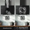 Hotte aspirante cuisine 60cm Hotte Murale Inclinées acier Voir les images du produit 4