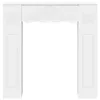 vidaXL Revêtement pour cheminée, blanc, 102 x 20 x 102 cm, Voir les images du produit 4