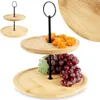 EXCELLENT HOUSEWARE Etagere aus Bambus Kuchenplatte Produktbild-Vorschau 17