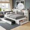 Flieks dagbed 120x200 cm met uitschuifbed 90x190 cm, Productafbeelding-voorbeeld 1