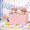 COSTWAY skrzynia na zabawki, 2 w 1 skrzynia na zabawki z Podgląd zdjęcia produktu 2