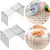 Topfdeckelhalter aus Edelstahl, einziehbar, platzsparend, Produktbild-Vorschau 2