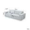 FEDVE Schlafsofa Sofa Sekwana Funktionssofa Bettsofa Produktbild-Vorschau 7
