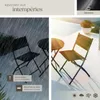 Ensemble table et chaises de jardin DUSSELDORF - noir Voir les images du produit 7