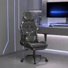 vidaXL Gamingstuhl mit Massage Fußstütze Schwarz Tarnfarben Produktbild-Vorschau 13