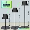 Moderne höhenverstellbare LED-Stehlampe, dimmbar, schwarz, Produktbild-Vorschau 4