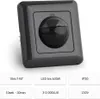 Bewegungsmelder Unterputz LED geeignet 600W Bewegungssensor Produktbild-Vorschau 2